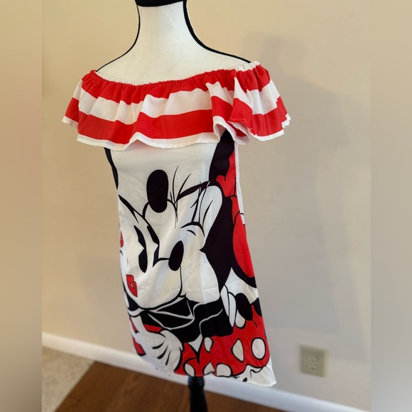 Disney Mickey and Minnie off shoulder  Dress - Picture 5 of 7